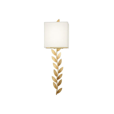 Plotuvyo Modern Minimalist Grove Brass Fabric Metal Wall Lamp