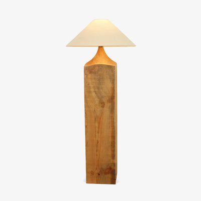 Rustica Timber Column Floor Lamp