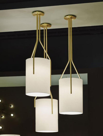 Cex Chandelier LED 3-Lights Brass Modern