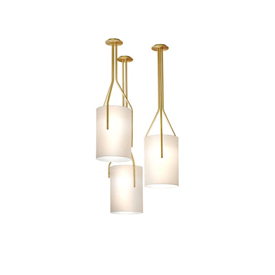 Cex Chandelier LED 3-Lights Brass Modern