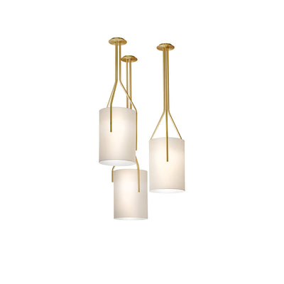 Cex Chandelier LED 3-Lights Brass Modern