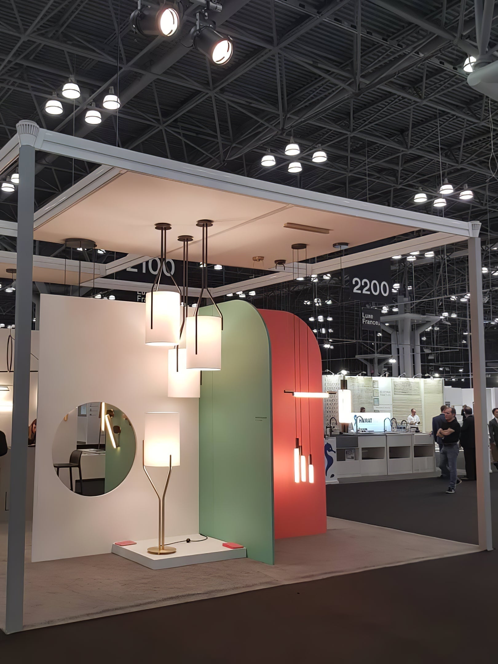 Cex Chandelier LED 3-Lights Brass Modern