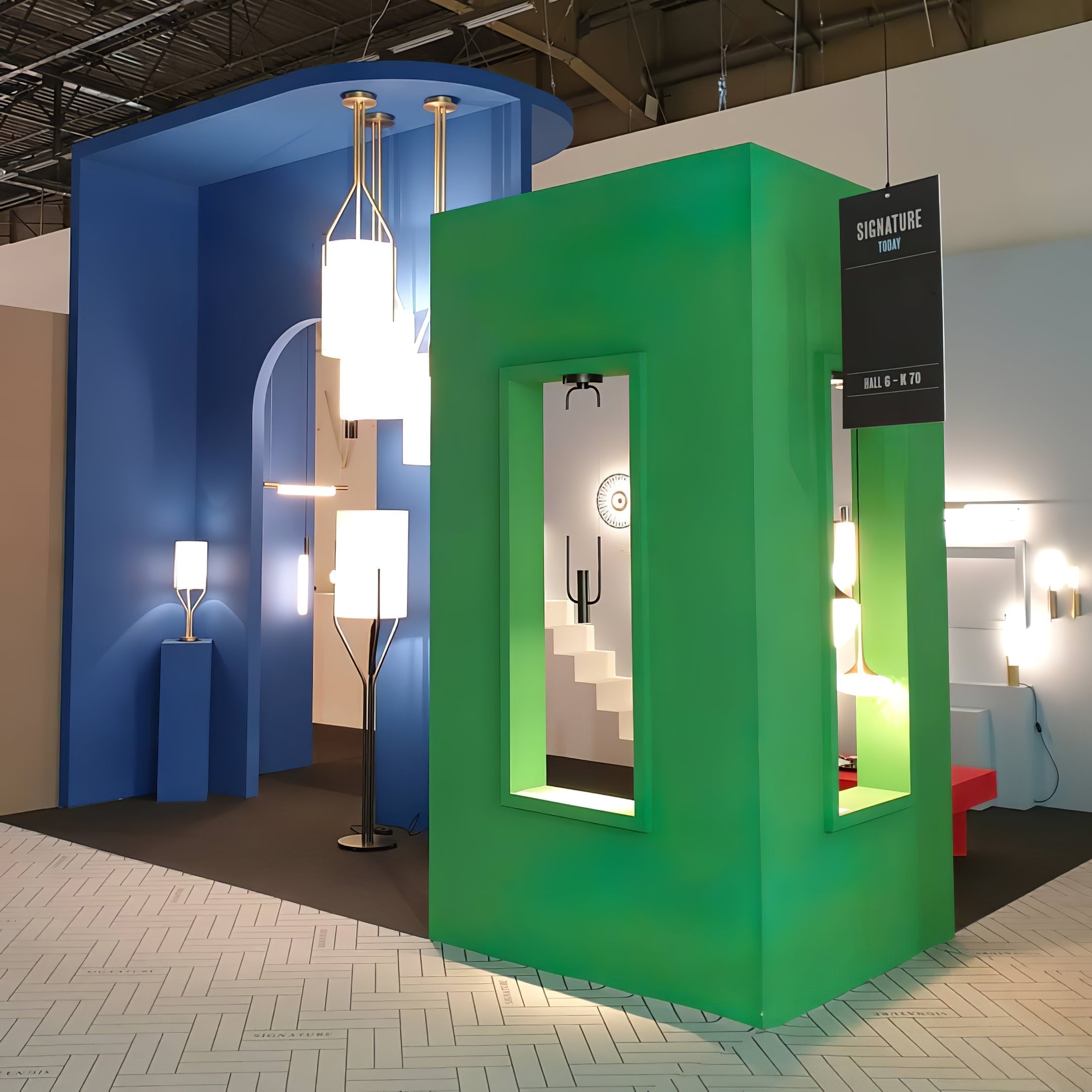 Cex Chandelier LED 3-Lights Brass Modern