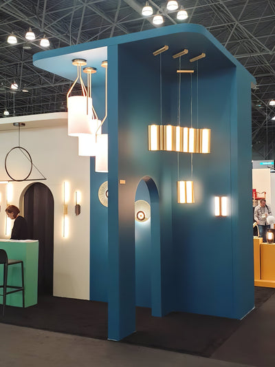 Cex Chandelier LED 3-Lights Brass Modern