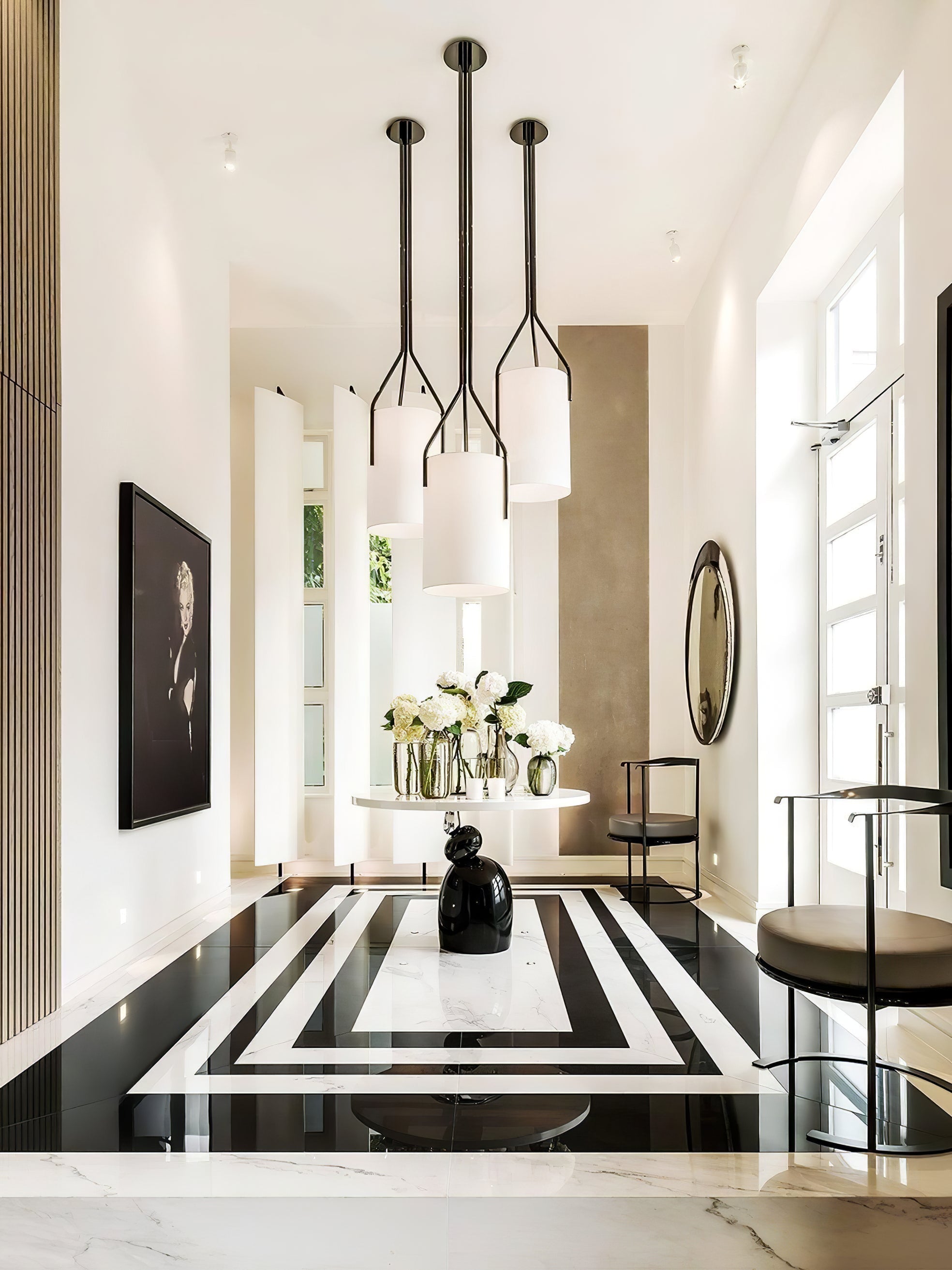 Cex Chandelier LED 3-Lights Brass Modern