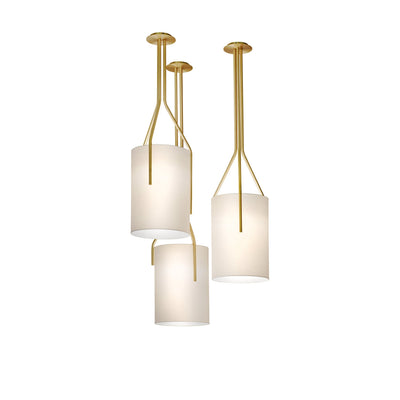 Cex Chandelier LED 3-Lights Brass Modern