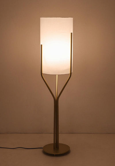 Aureina Glam Brass Floor Lamp