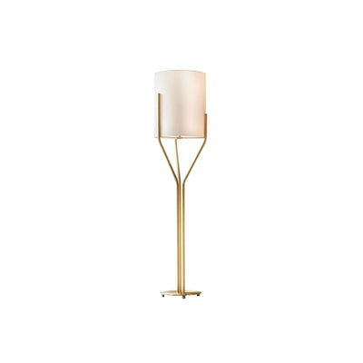 Aureina Glam Brass Floor Lamp