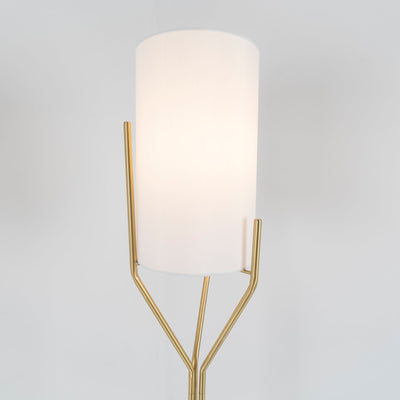 Aureina Glam Brass Floor Lamp