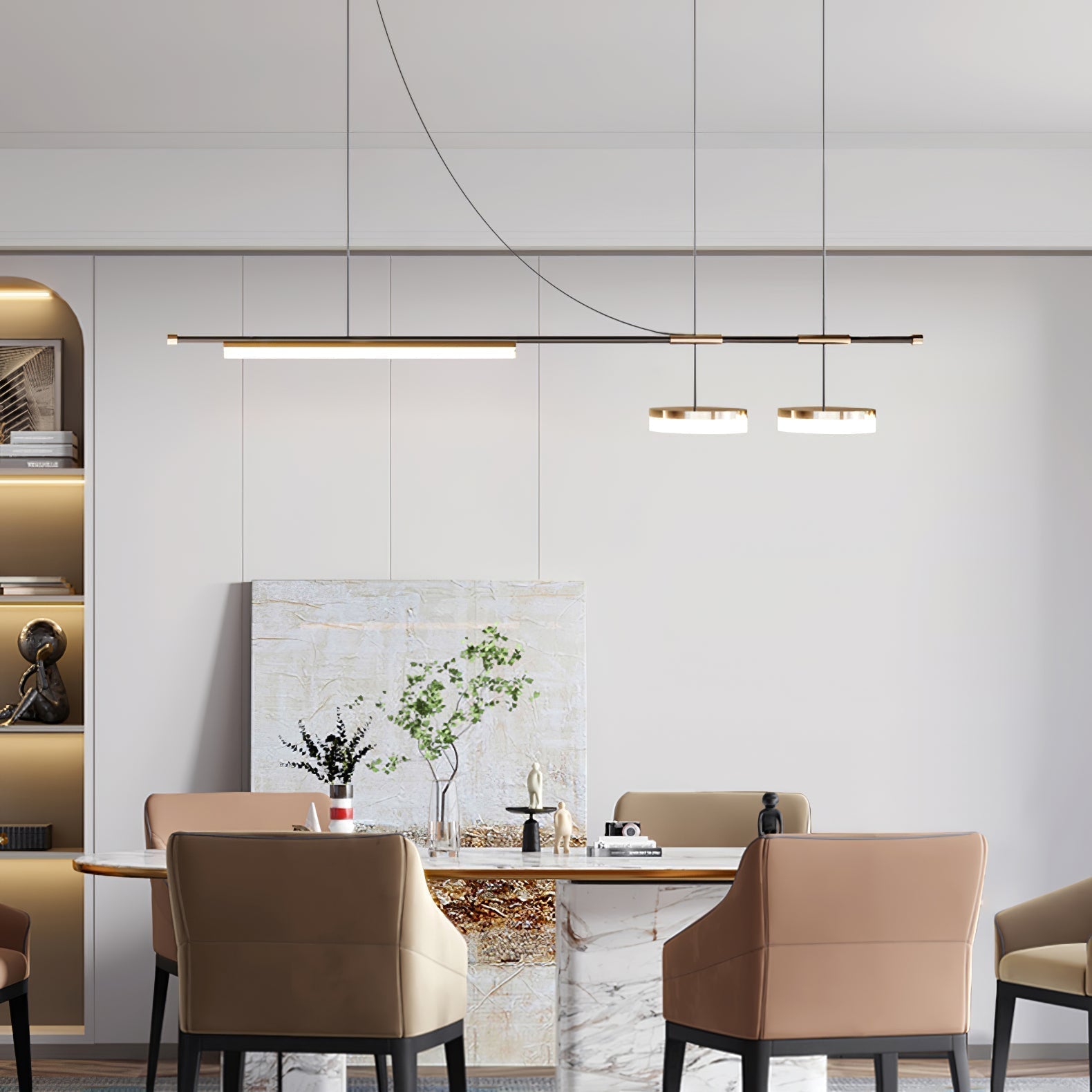 Avenanine Linear Modern Pendant Light