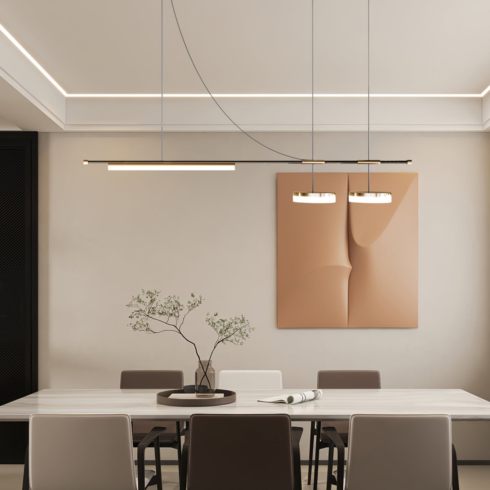 Avenanine Linear Modern Pendant Light