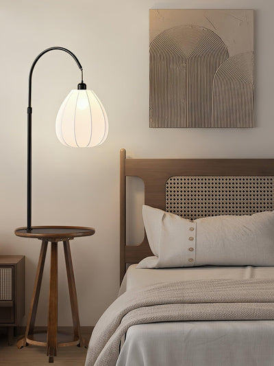 Vazoril Multifunctional Wood Fabric Floor Lamp