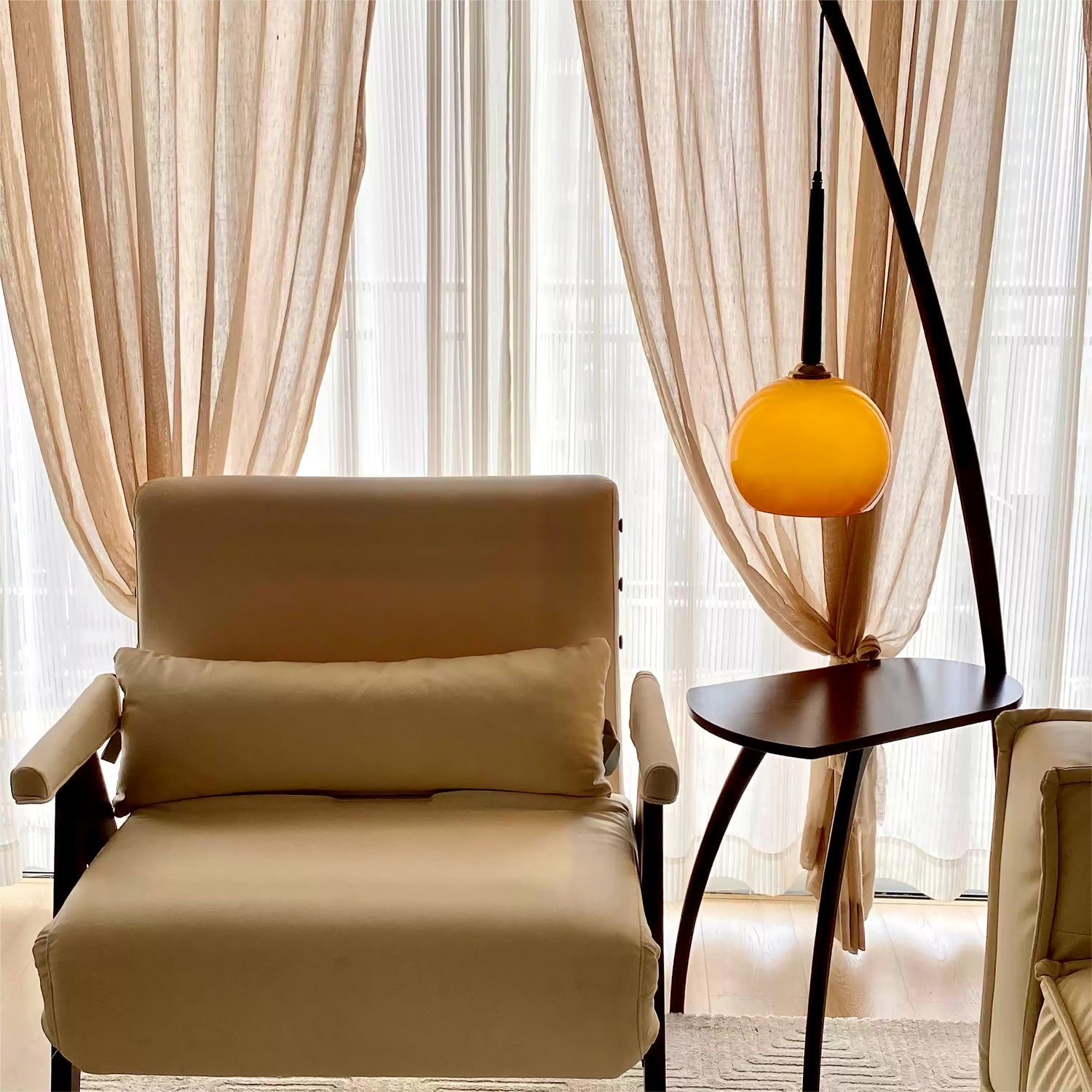 Arcada Arc Sphere Floor Lamp