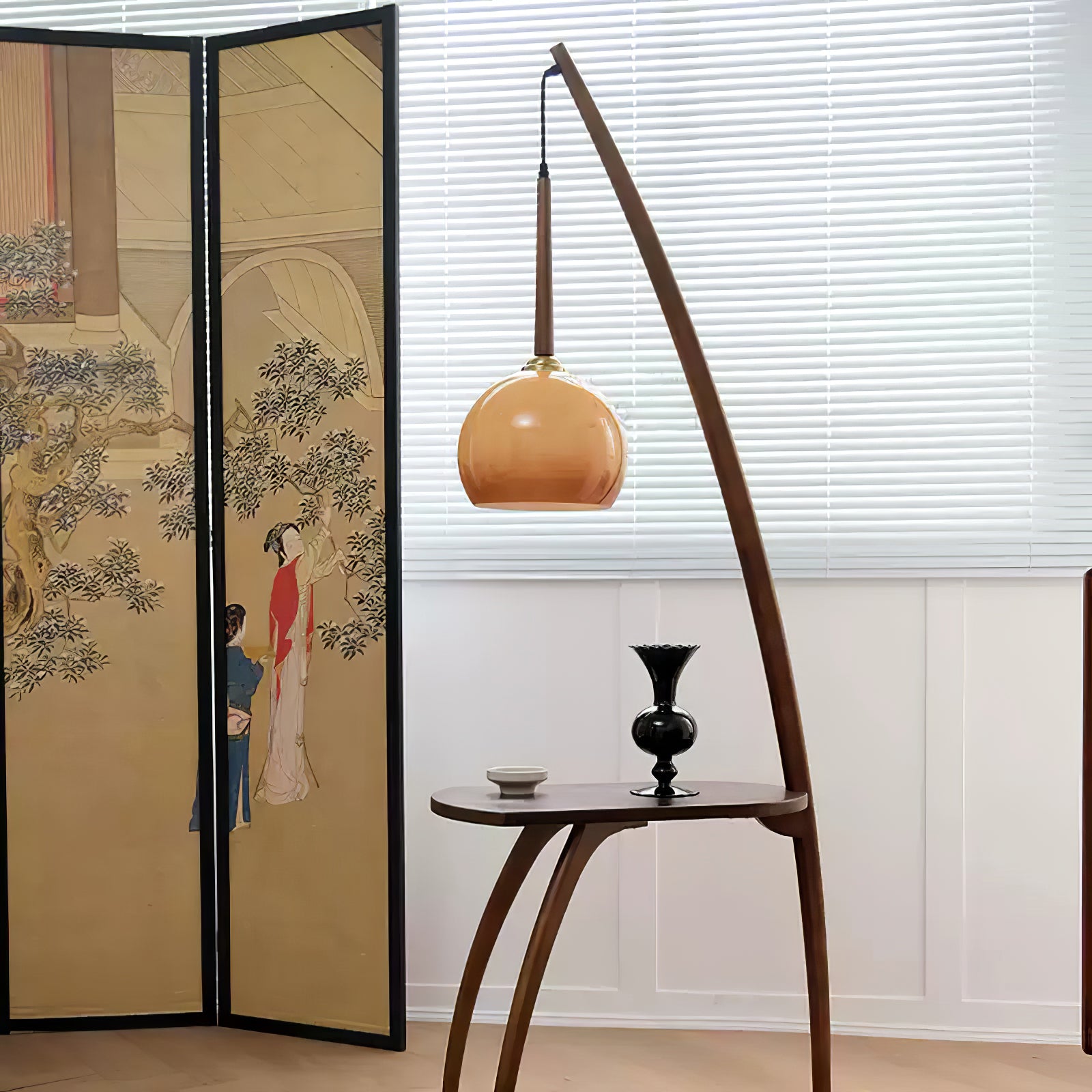 Arcada Arc Sphere Floor Lamp