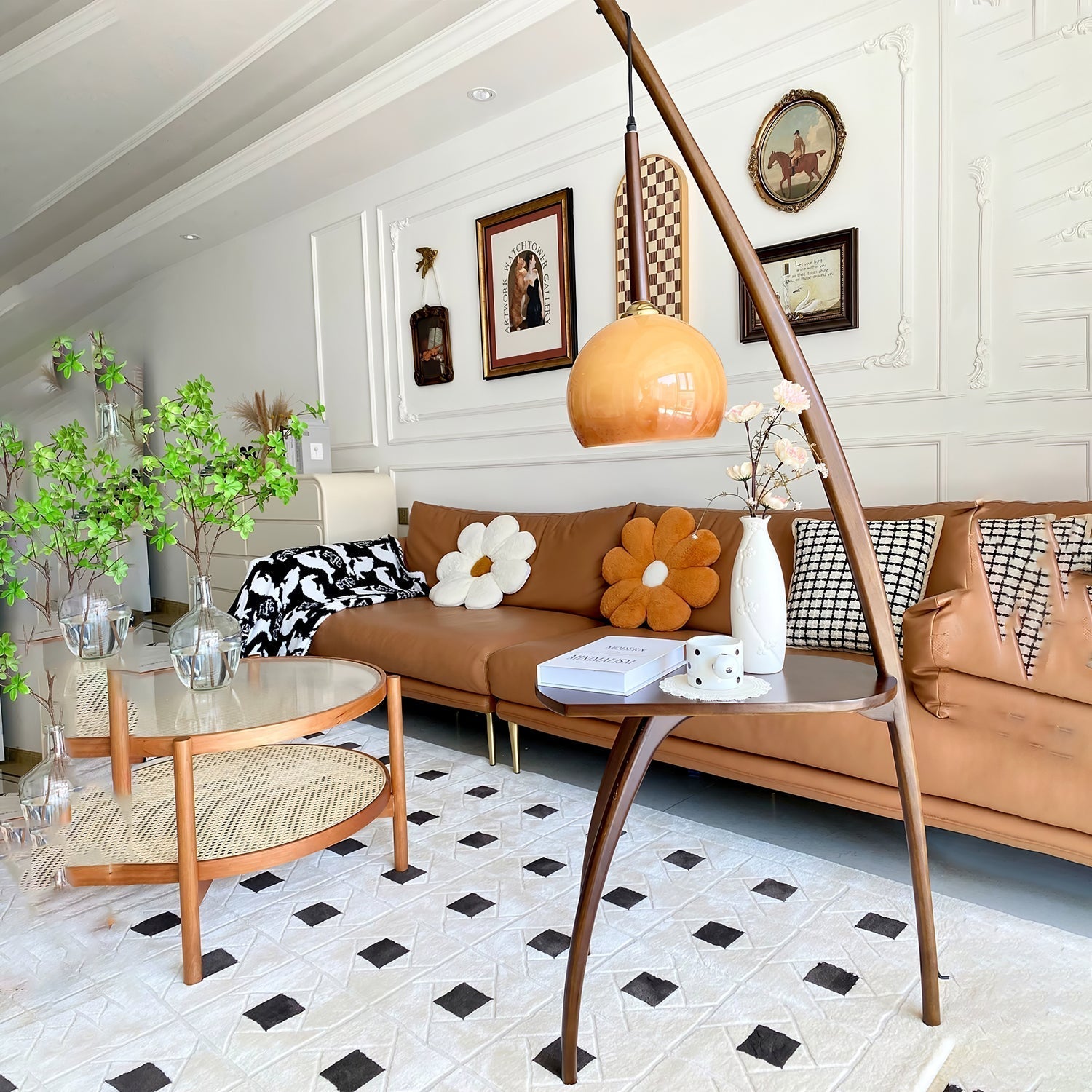 Arcada Arc Sphere Floor Lamp