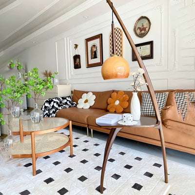 Arcada Arc Sphere Floor Lamp