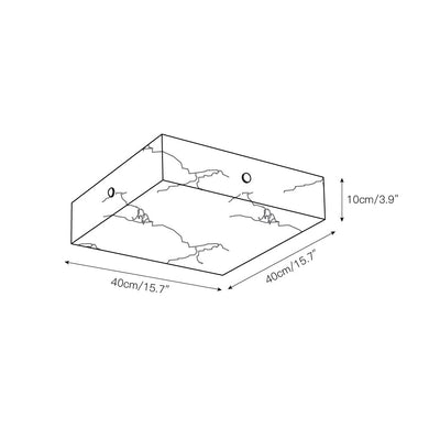 Rauduvys Modern Minimalist Alabaster  Ceiling Light