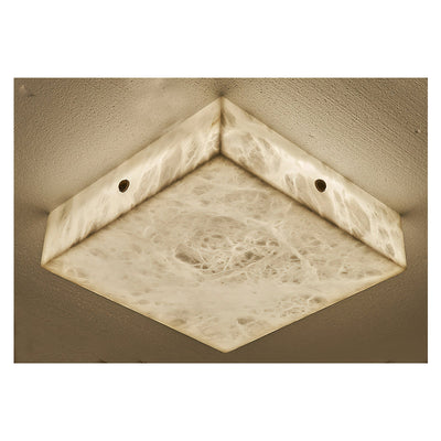 Rauduvys Modern Minimalist Alabaster  Ceiling Light