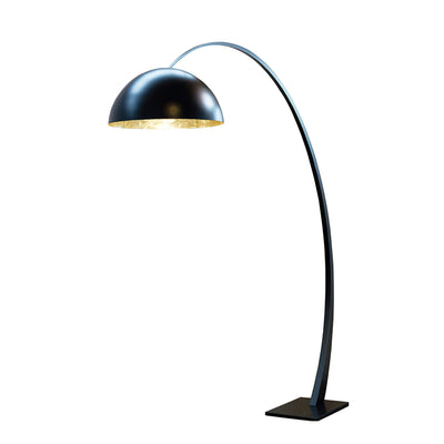 Cutalus Curved Black Arc Floor Lamp