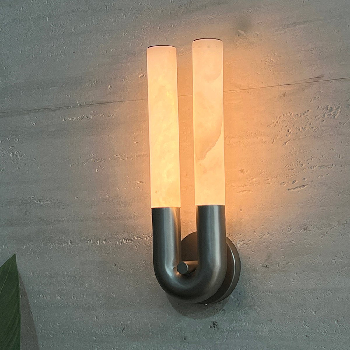 Orvella Arch Alabaster Sconce