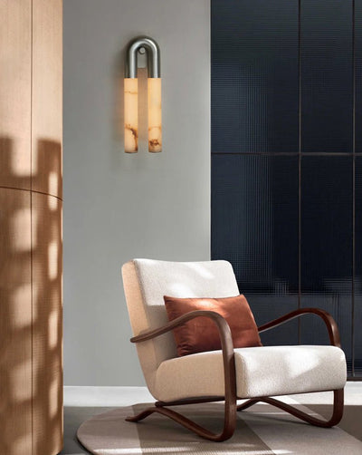 Orvella Arch Alabaster Sconce