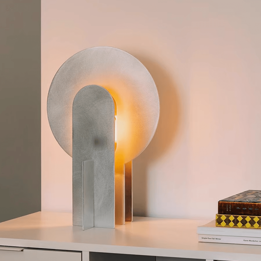 Solvique Arch Marble Table Lamp