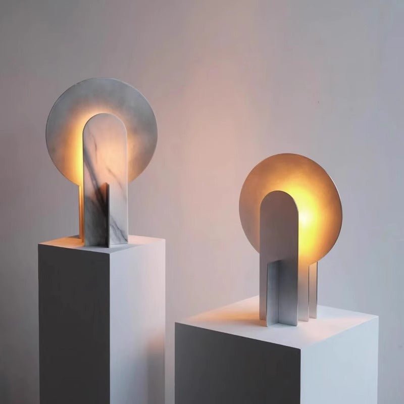 Solvique Arch Marble Table Lamp