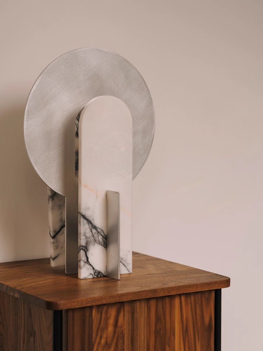 Solvique Arch Marble Table Lamp