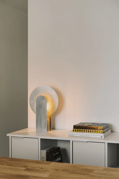 Solvique Arch Marble Table Lamp