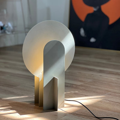 Solvique Arch Marble Table Lamp