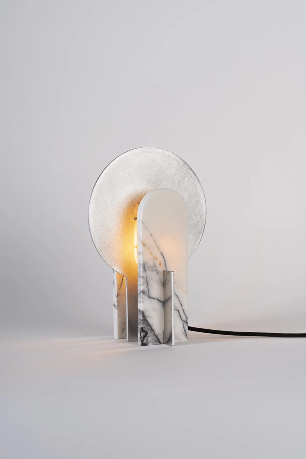Solvique Arch Marble Table Lamp