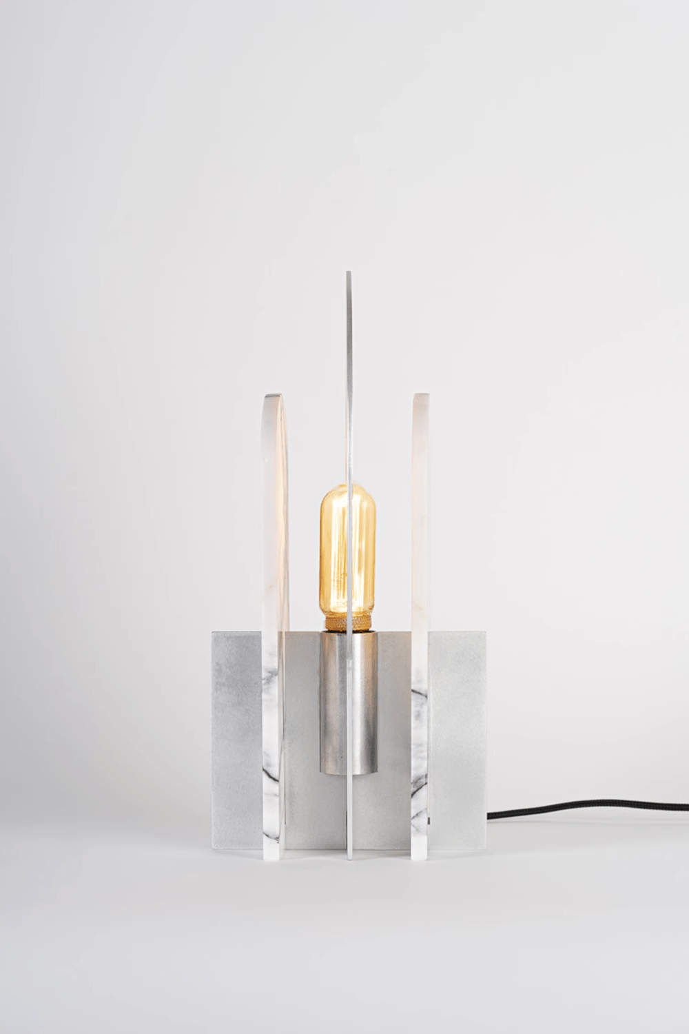 Solvique Arch Marble Table Lamp