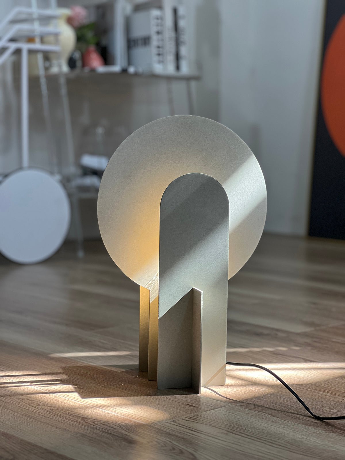 Solvique Arch Marble Table Lamp