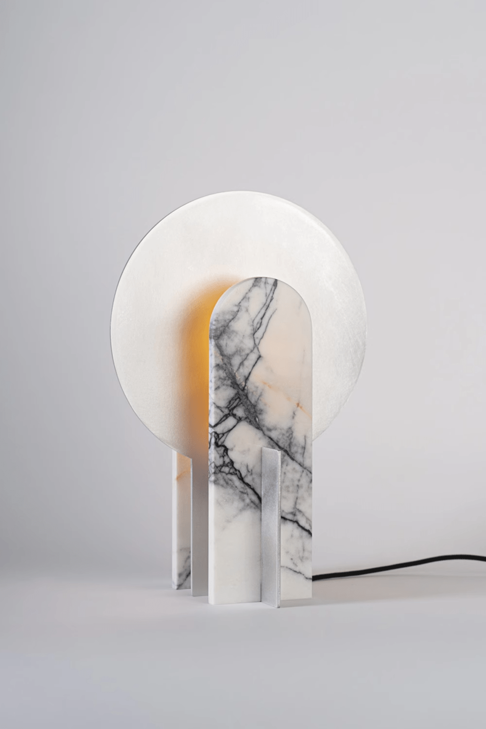 Solvique Arch Marble Table Lamp