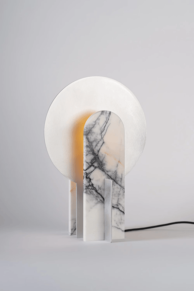 Solvique Arch Marble Table Lamp