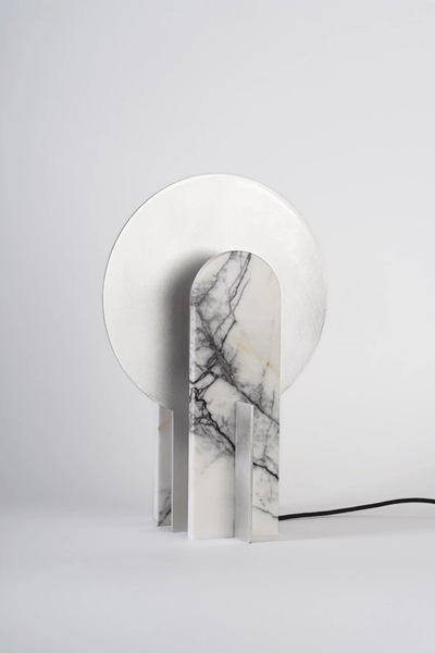 Solvique Arch Marble Table Lamp