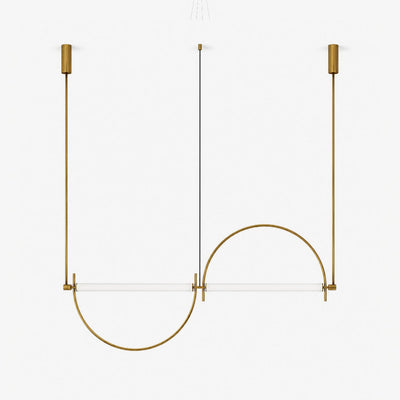 Arched Linear Led Chandelier