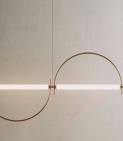 Arched Linear Led Chandelier