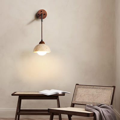 Valenella Travertine Wall Light