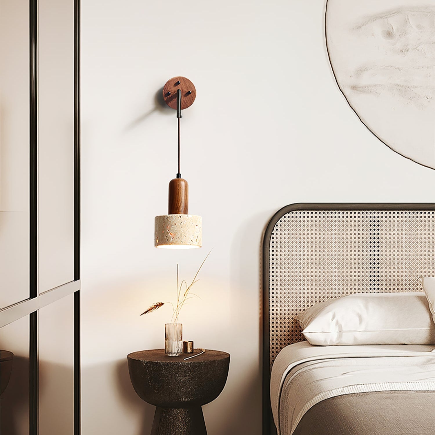 Valenella Travertine Wall Light
