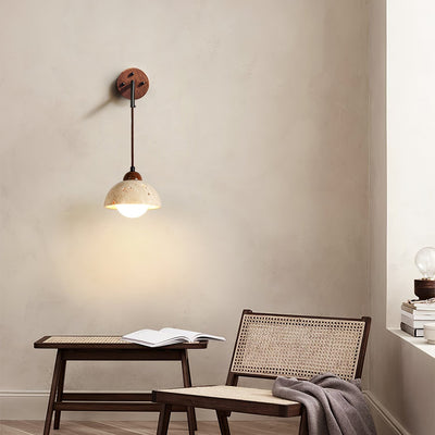 Valenella Travertine Wall Light