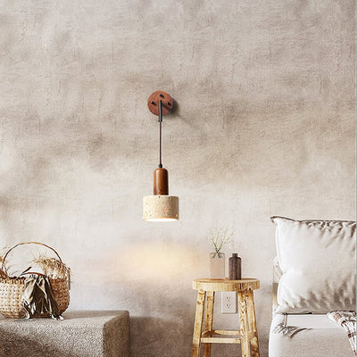 Valenella Travertine Wall Light