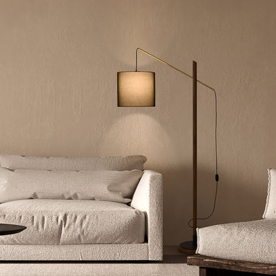 Nyvariol Minimalist Wood Floor Lamp