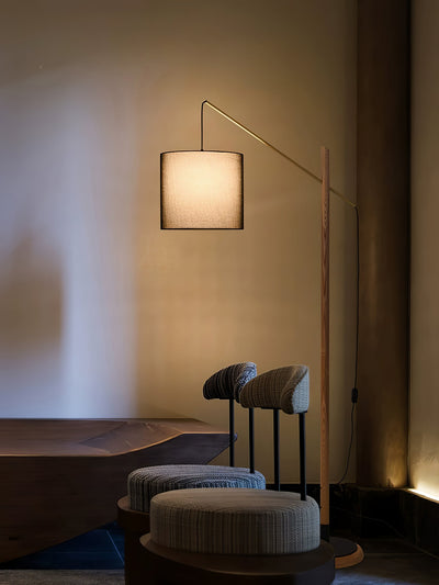 Nyvariol Minimalist Wood Floor Lamp