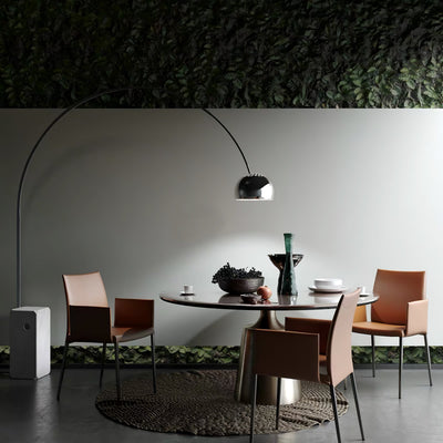 Alevra Steel Marble Floor Lamp