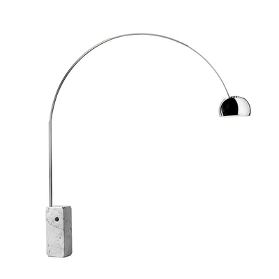 Alevra Steel Marble Floor Lamp