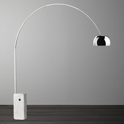 Alevra Steel Marble Floor Lamp