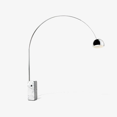 Alevra Steel Marble Floor Lamp