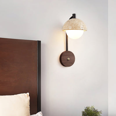 Ormaren Travertine Wall Light
