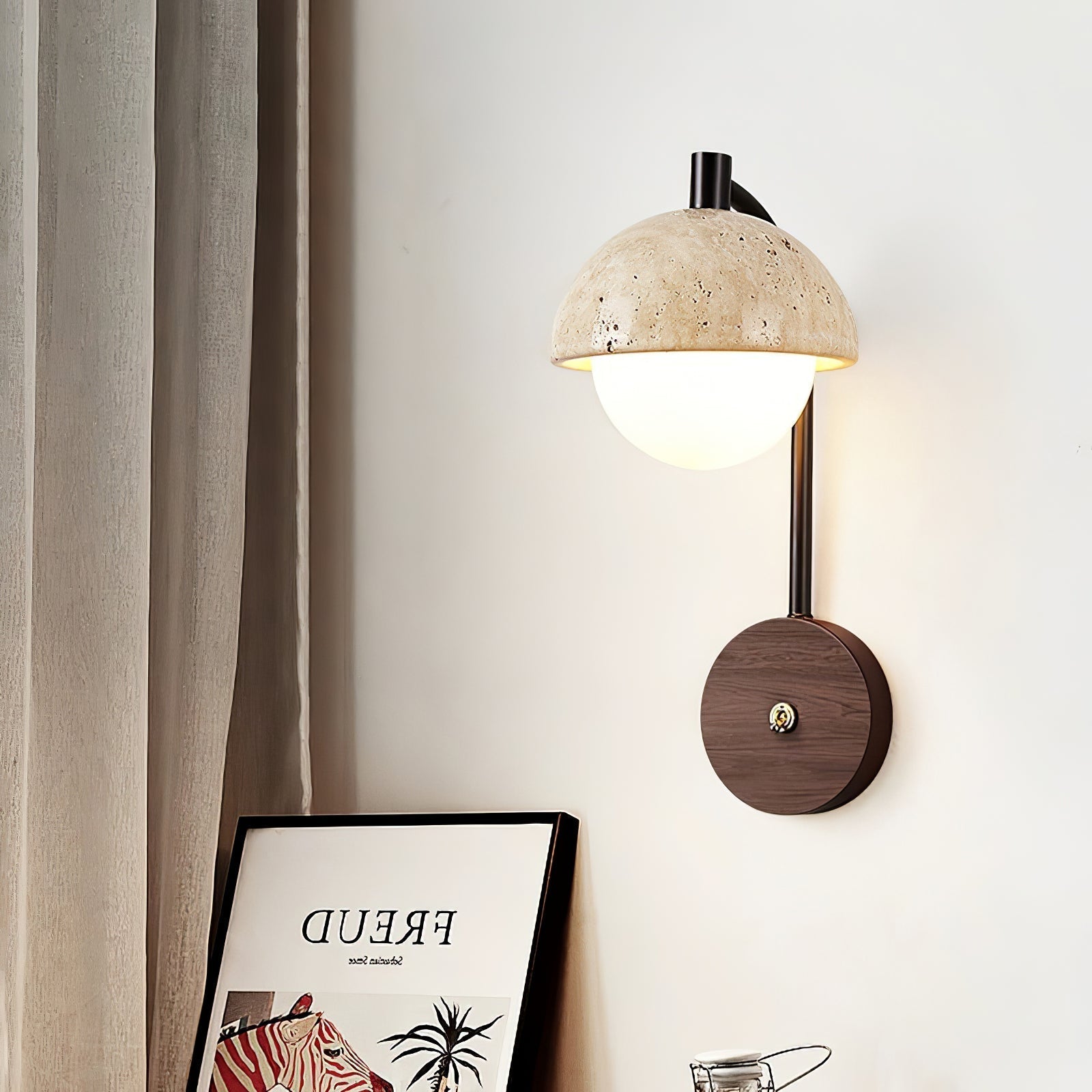 Ormaren Travertine Wall Light